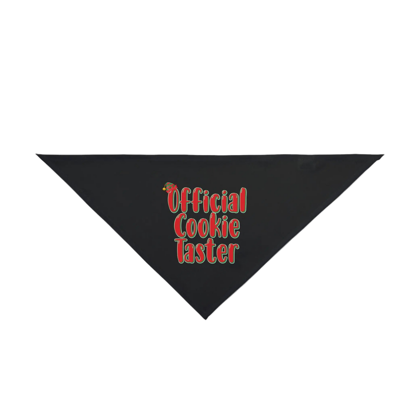 Official Cookie Taster Pet Bandana - MindLyssMoments LLC