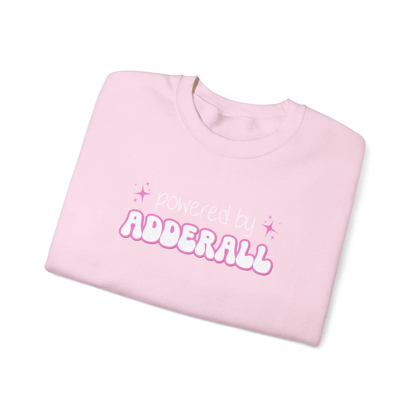 Powered by Adderall Crewneck - MindLyssMoments LLC