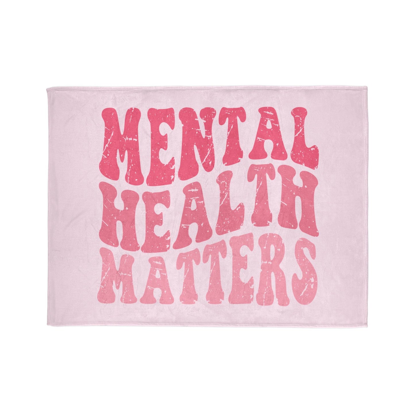 Mental Health Matters Blanket Printify