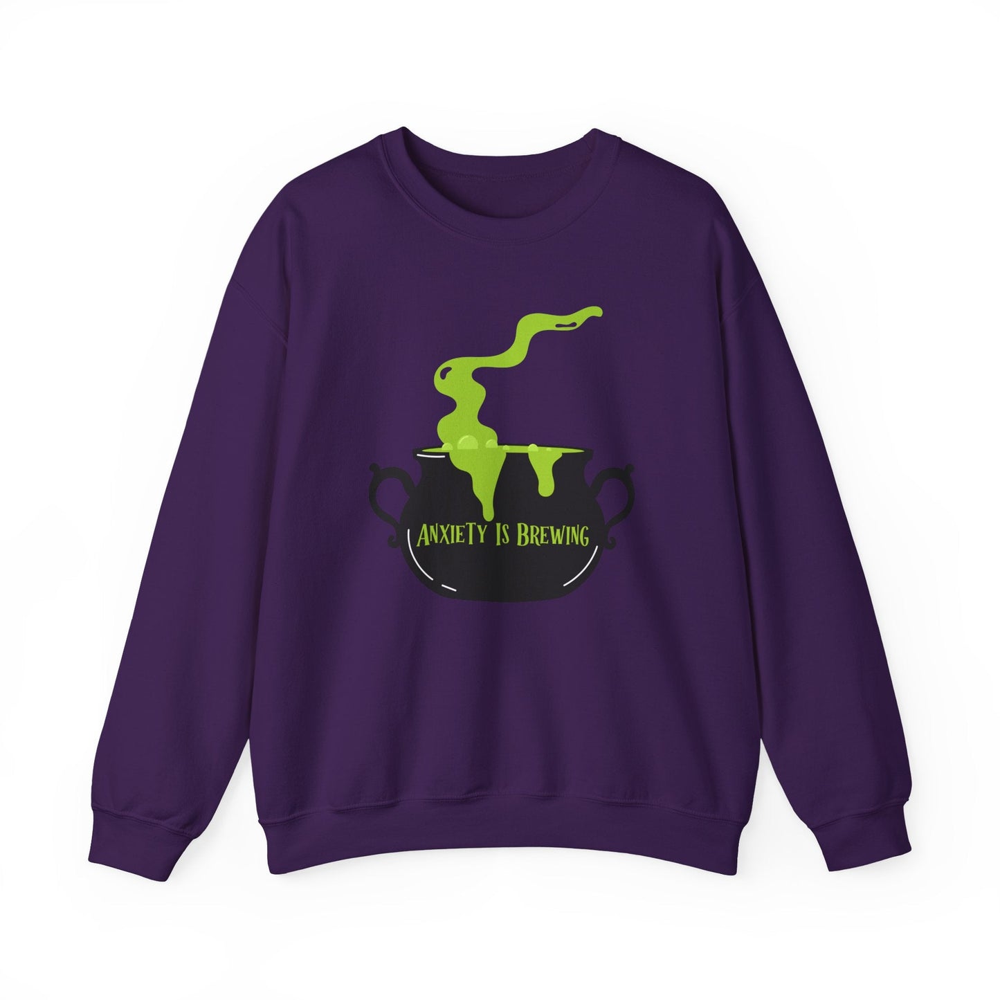 Anxiety is Brewing Crewneck Printify