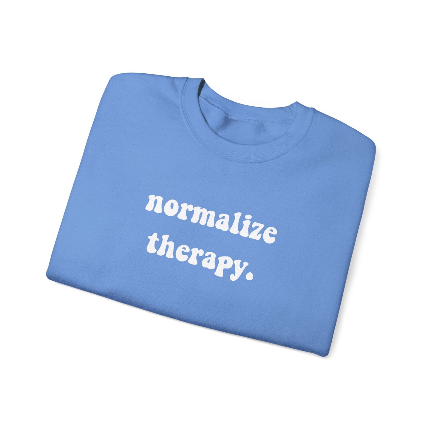 Normalize Therapy Crewneck Printify
