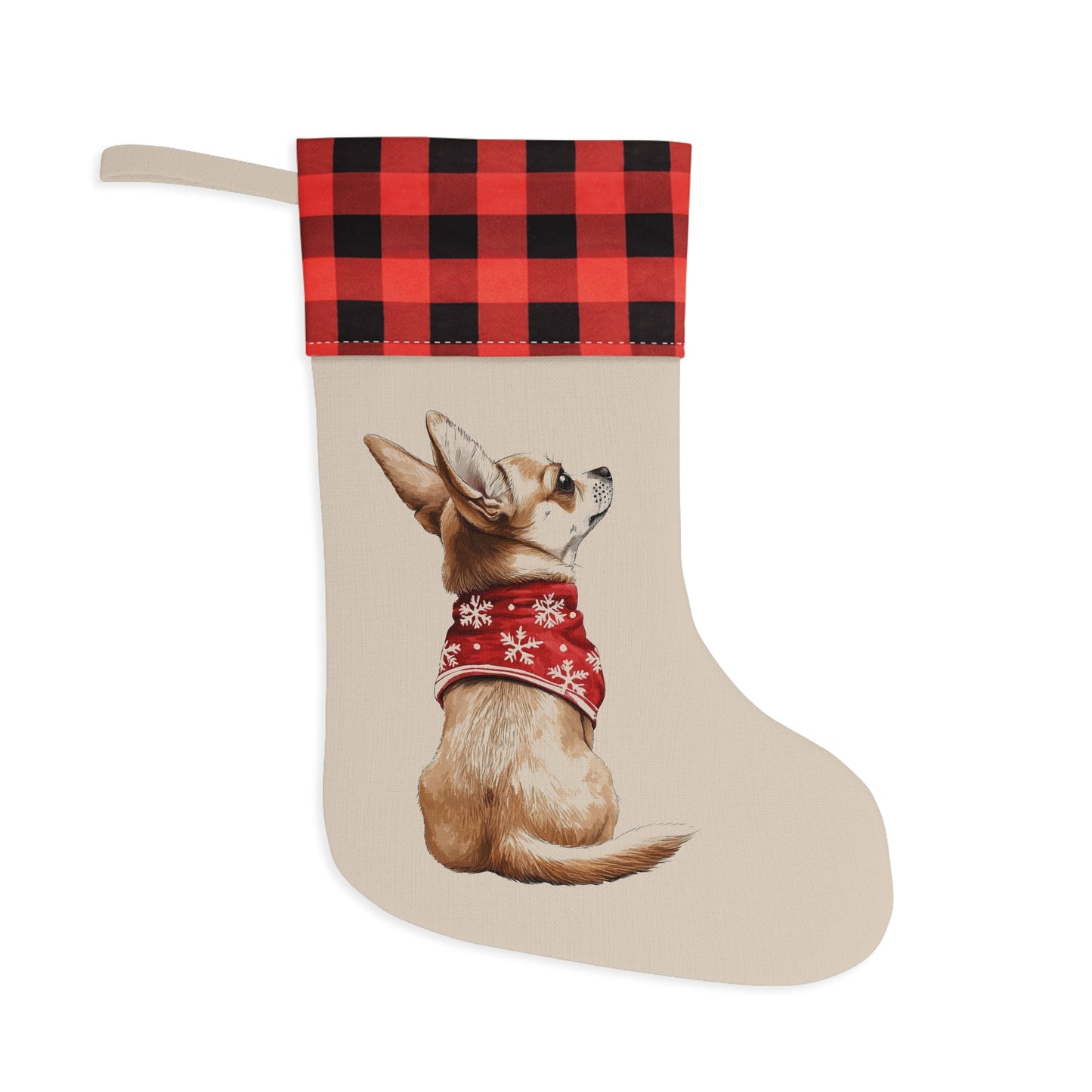 Chihuahua Christmas Stocking - Personalization Available! Printify