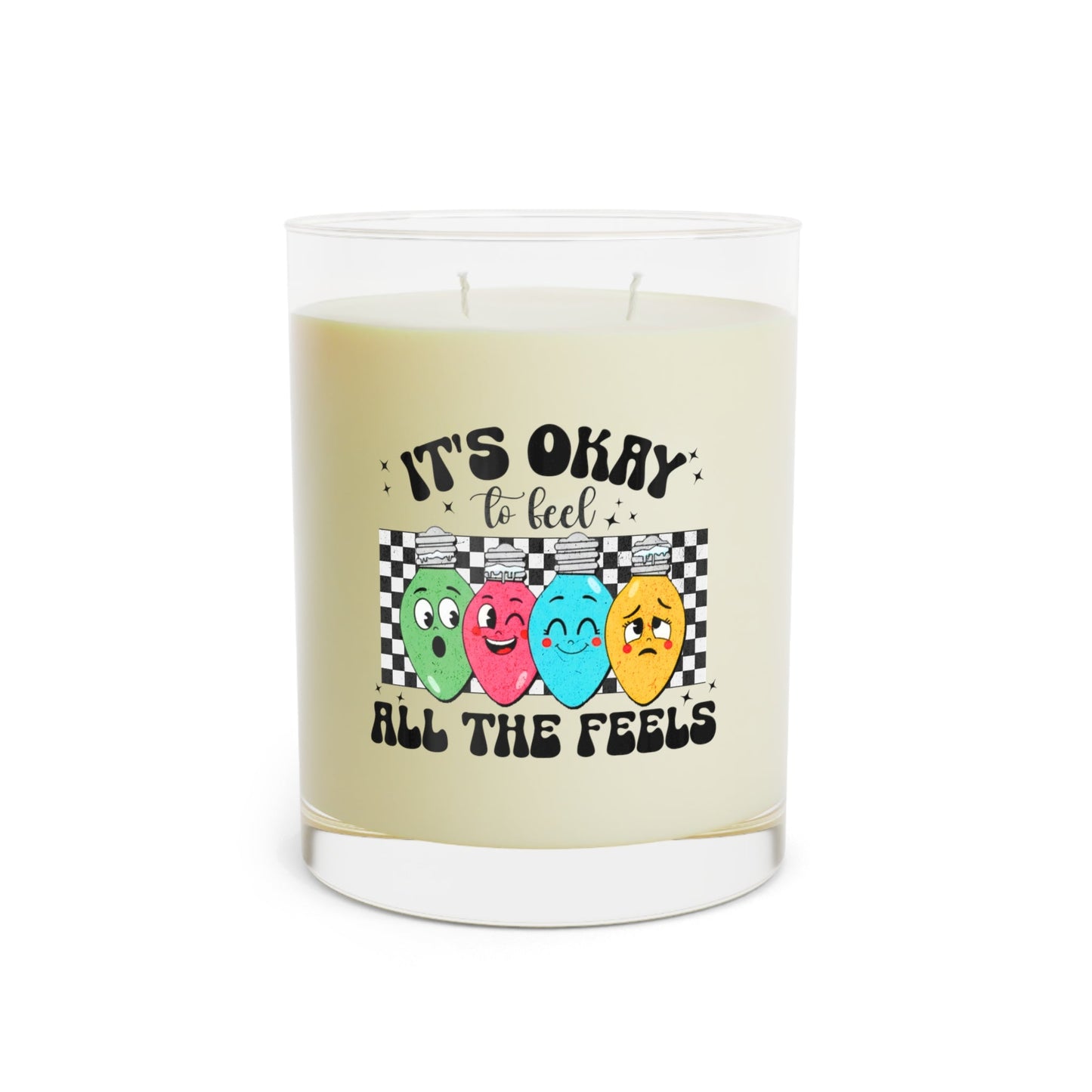 It’s Okay to Feel All the Feels Candle Printify