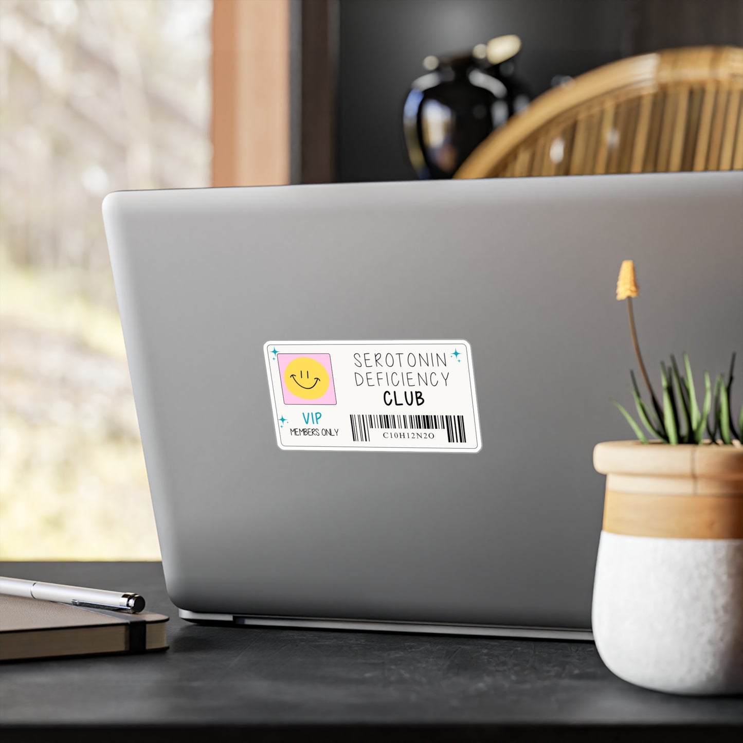 Serotonin Deficiency Club Vinyl Decal