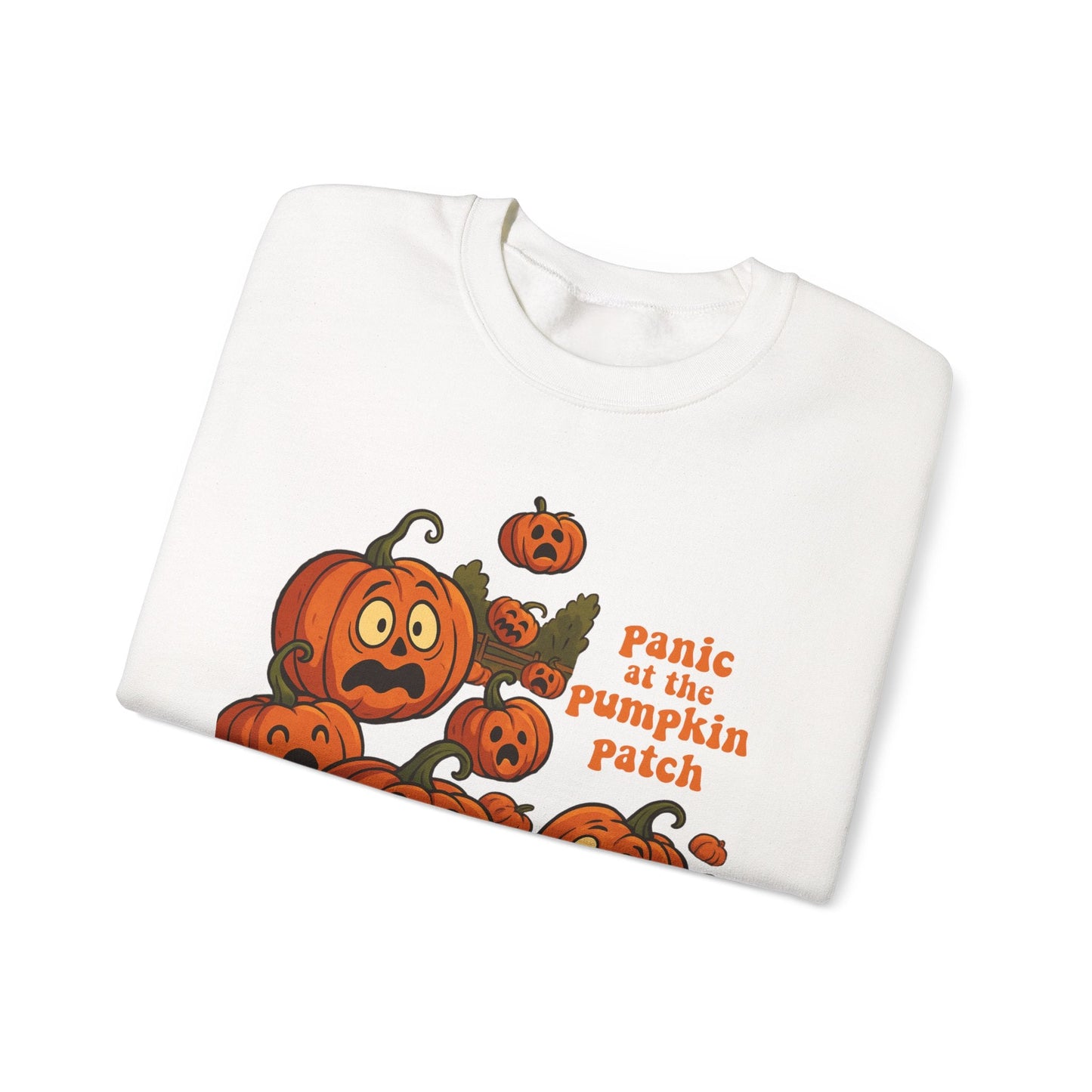 Panic at the Pumpkin Patch Crewneck Printify