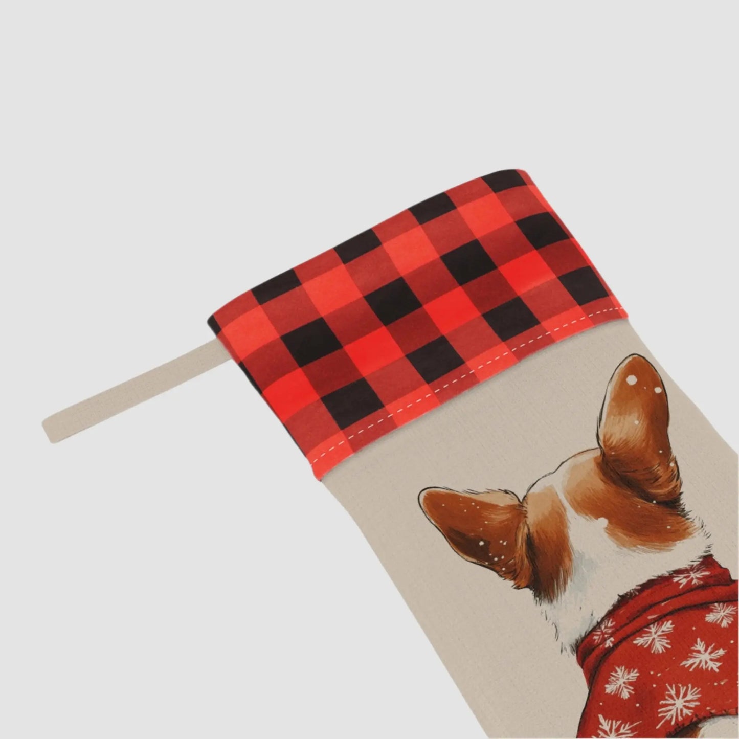 Corgi Christmas Stocking - Personalization Available! - MindLyssMoments LLC