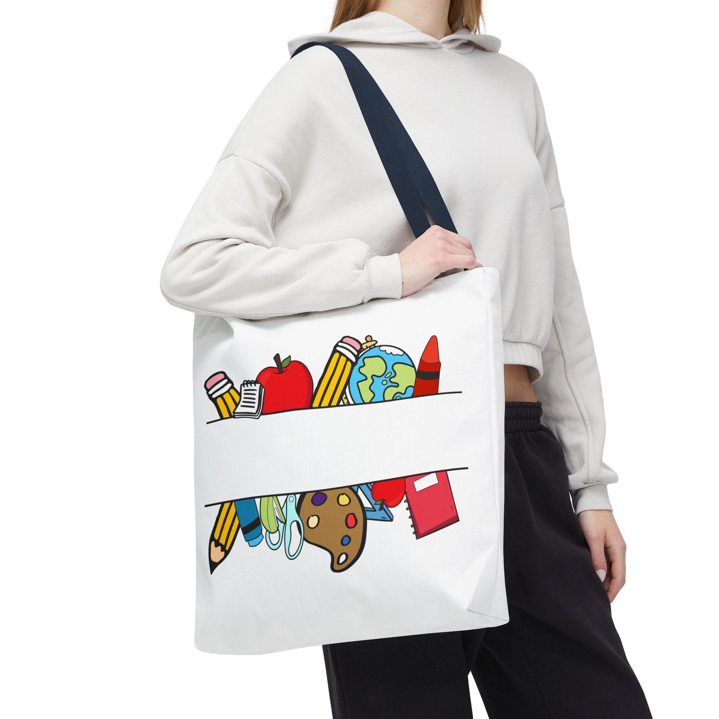 School Supplies Tote — Personalization Available!