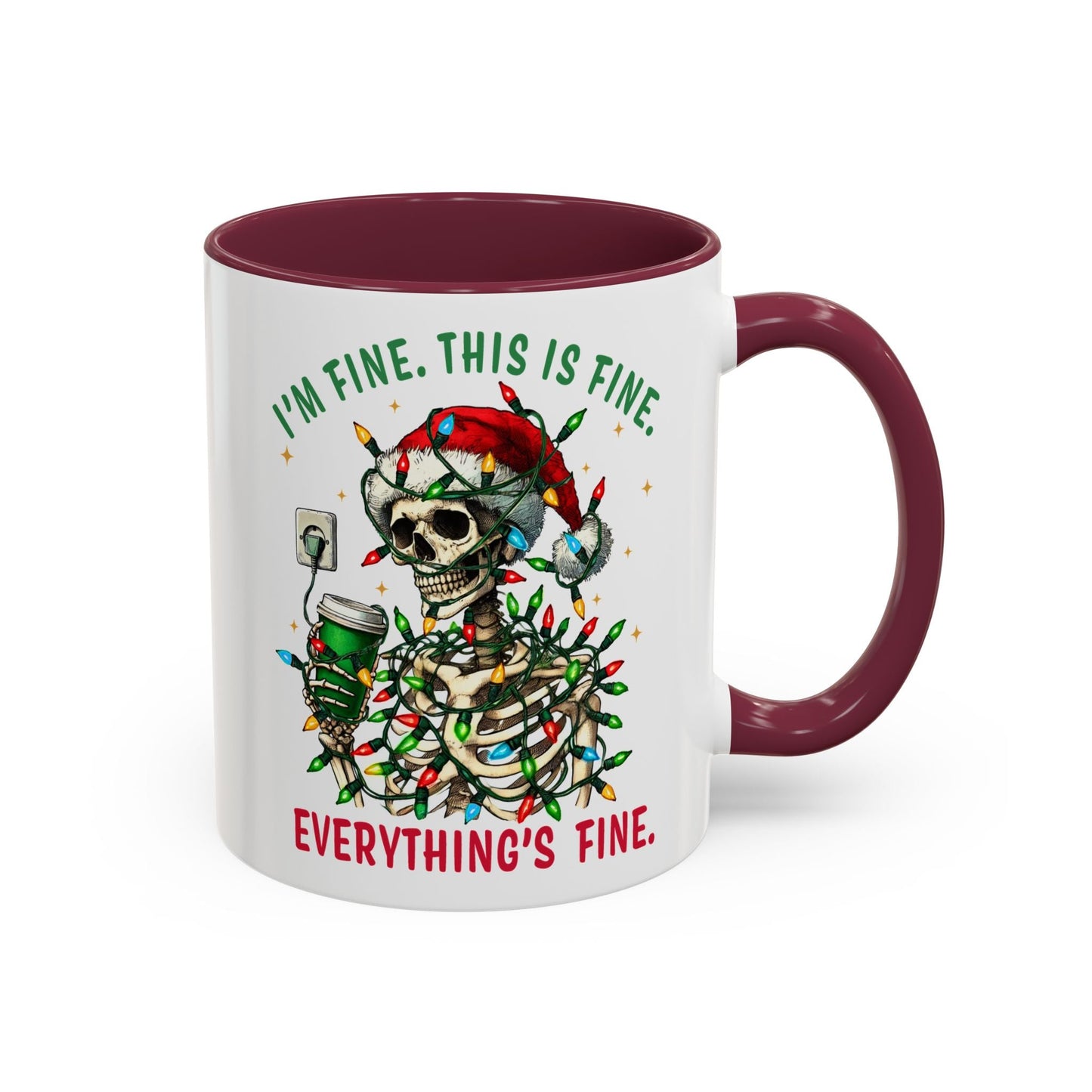 I'm Fine. This Is Fine. Everything's Fine. Mug (11oz, 15oz) Printify