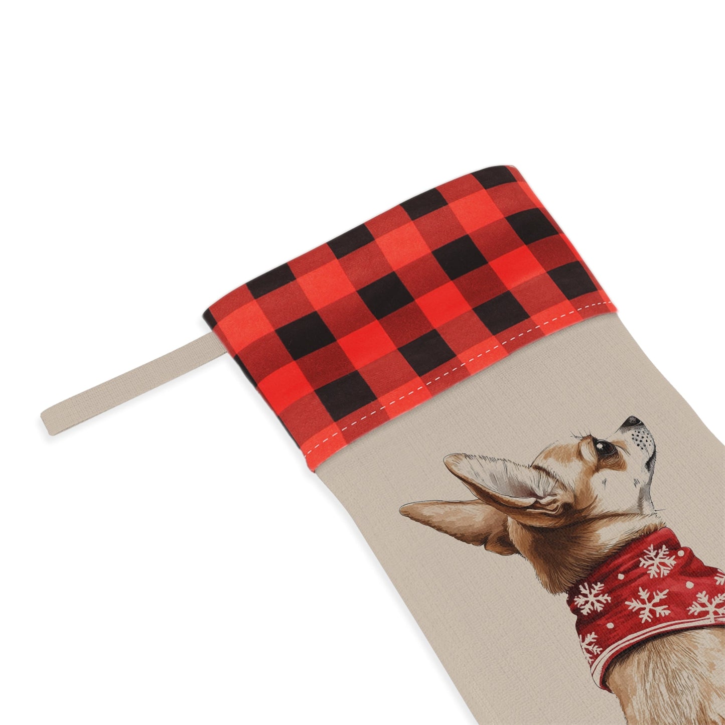 Chihuahua Christmas Stocking - Personalization Available! Printify