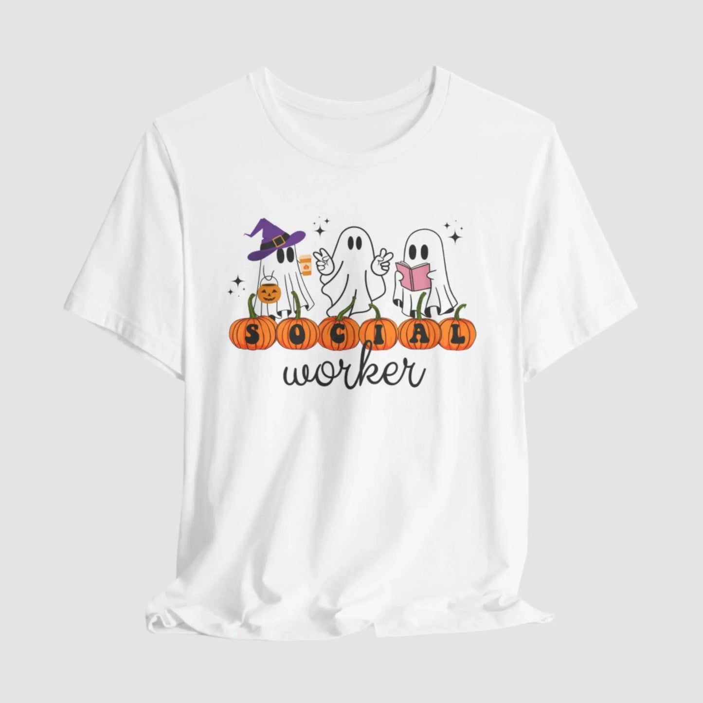 Social Worker Halloween Unisex Bella+Canvas Tee Printify