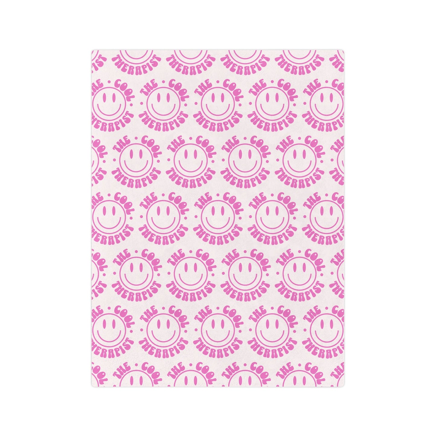 The Cool Therapist Blanket (Pink) Printify