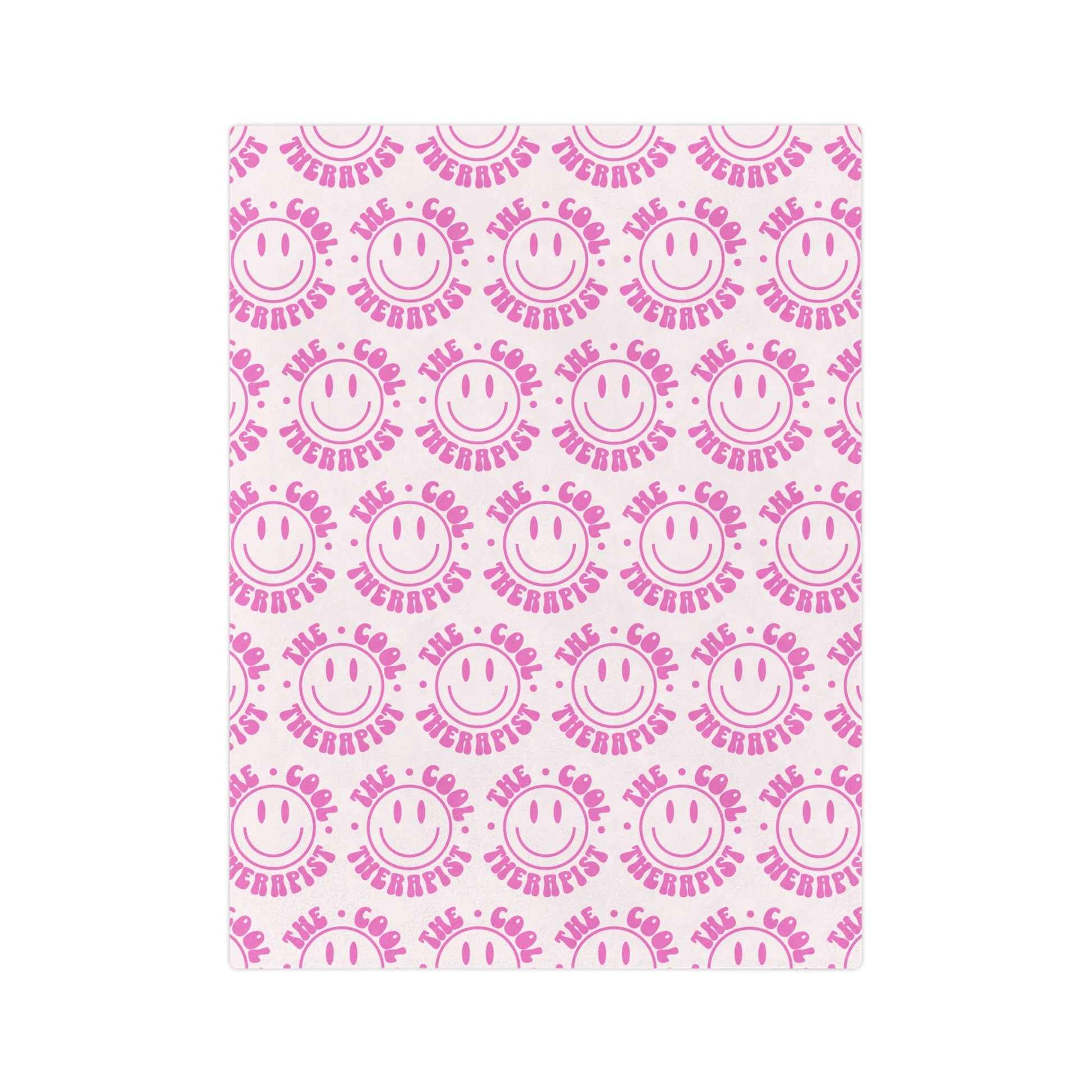 The Cool Therapist Blanket (Pink) Printify
