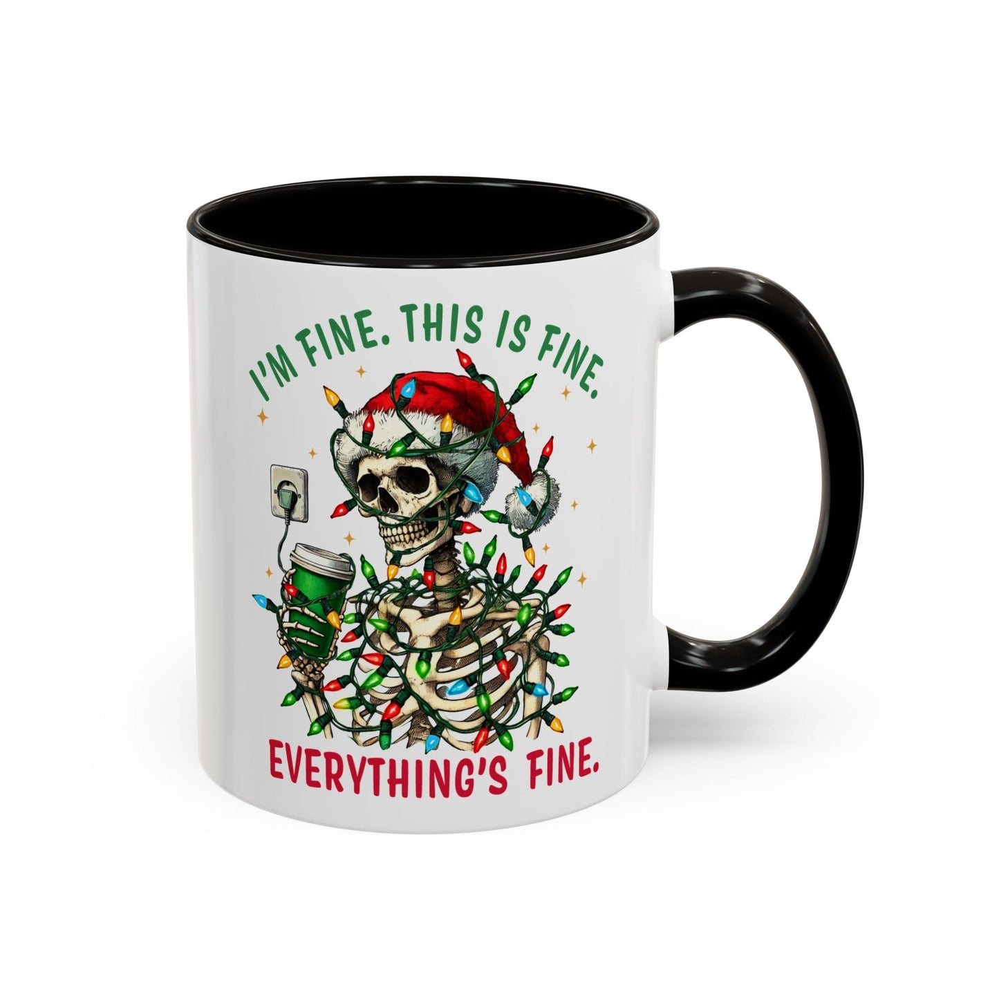 I'm Fine. This Is Fine. Everything's Fine. Mug (11oz, 15oz) Printify