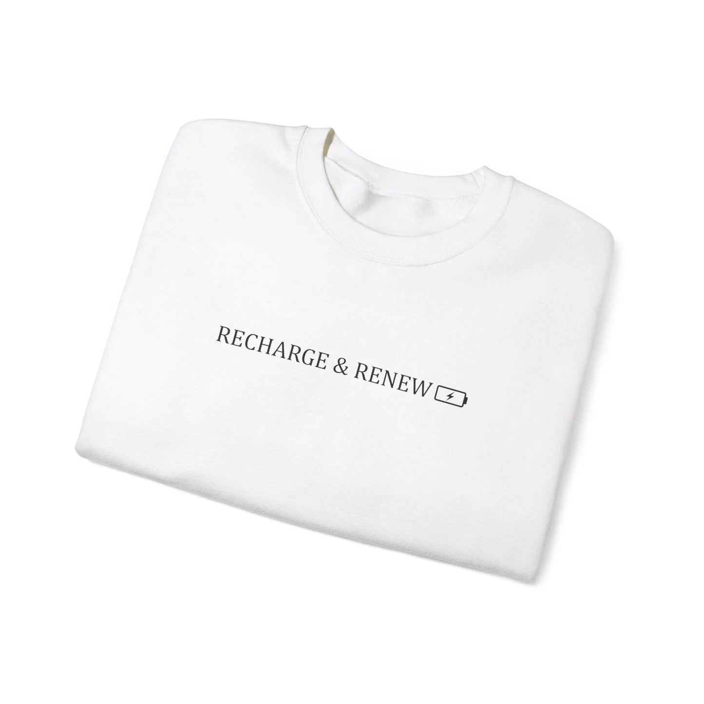 Recharge and Renew Crewneck - MindLyssMoments LLC