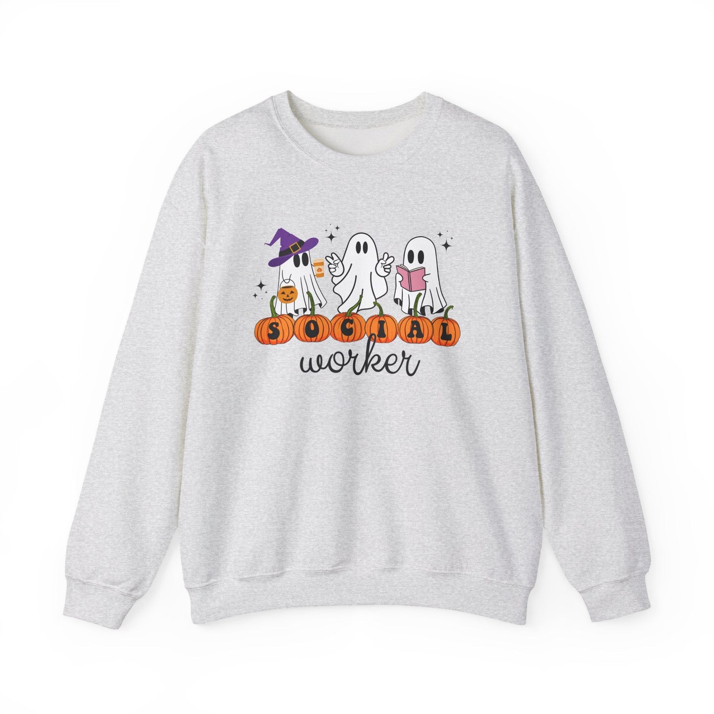 Social Worker Halloween Crewneck Printify