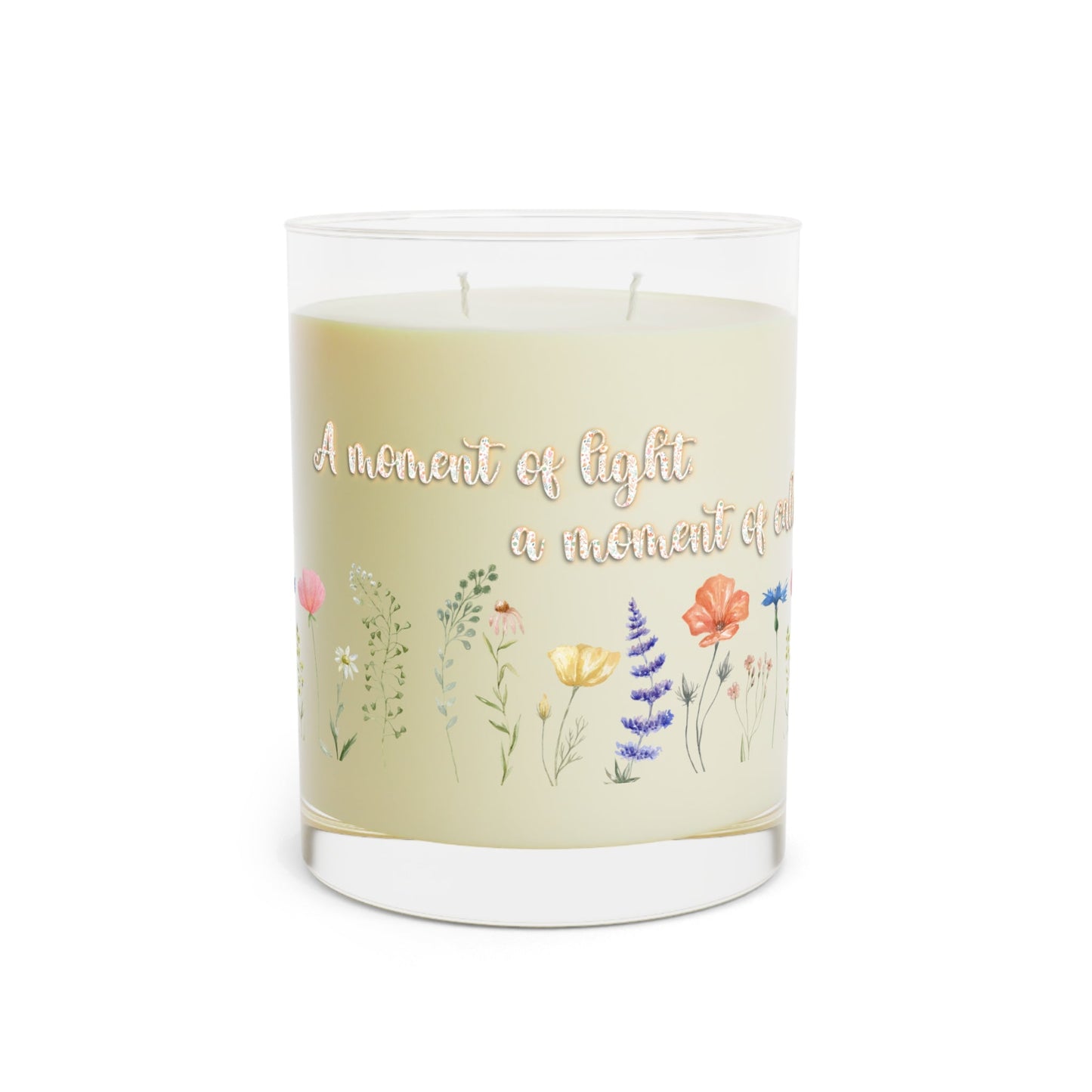 A Moment of Light, A Moment of Calm Candle Printify