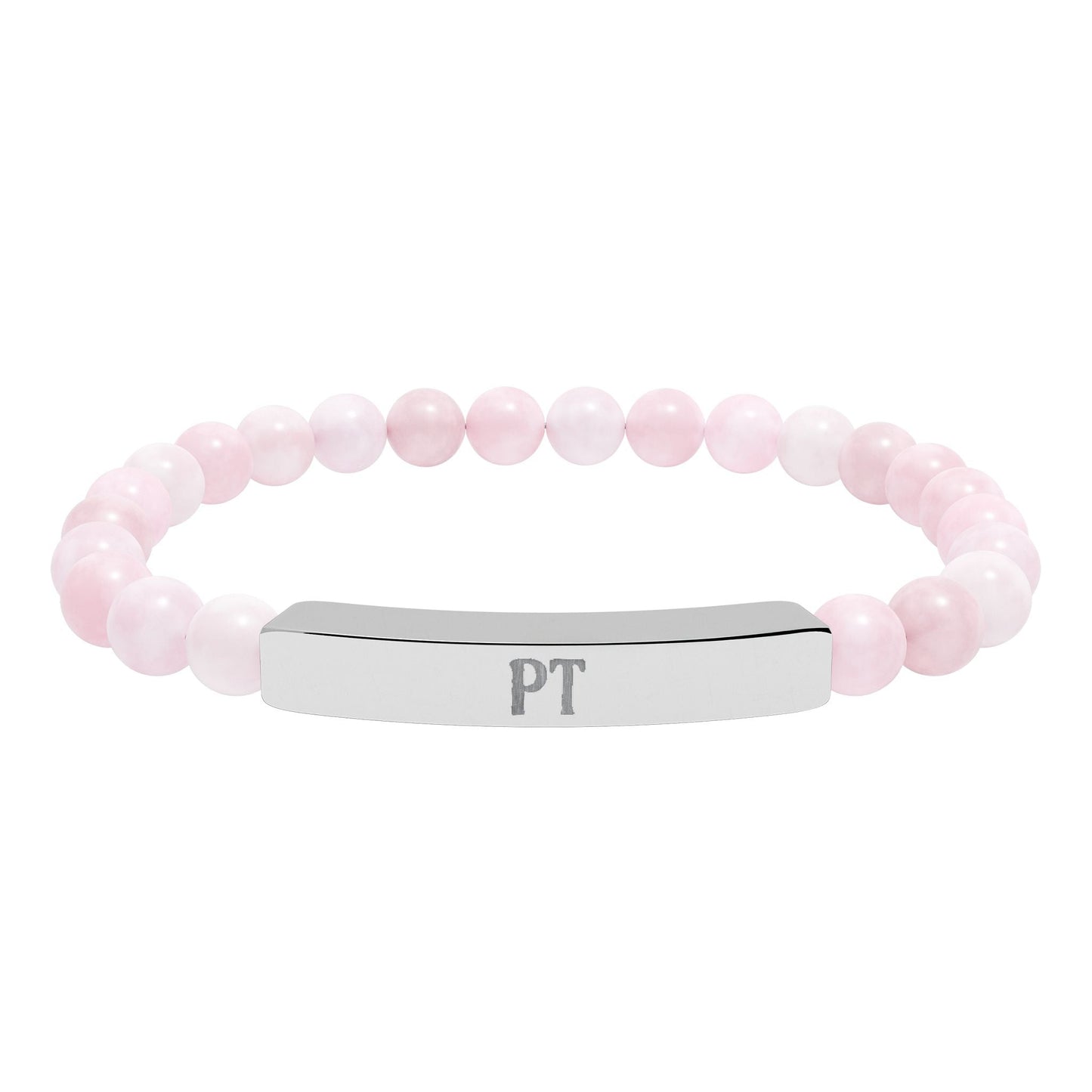 PT Natural Stone Engraved Bar Bracelet Printify