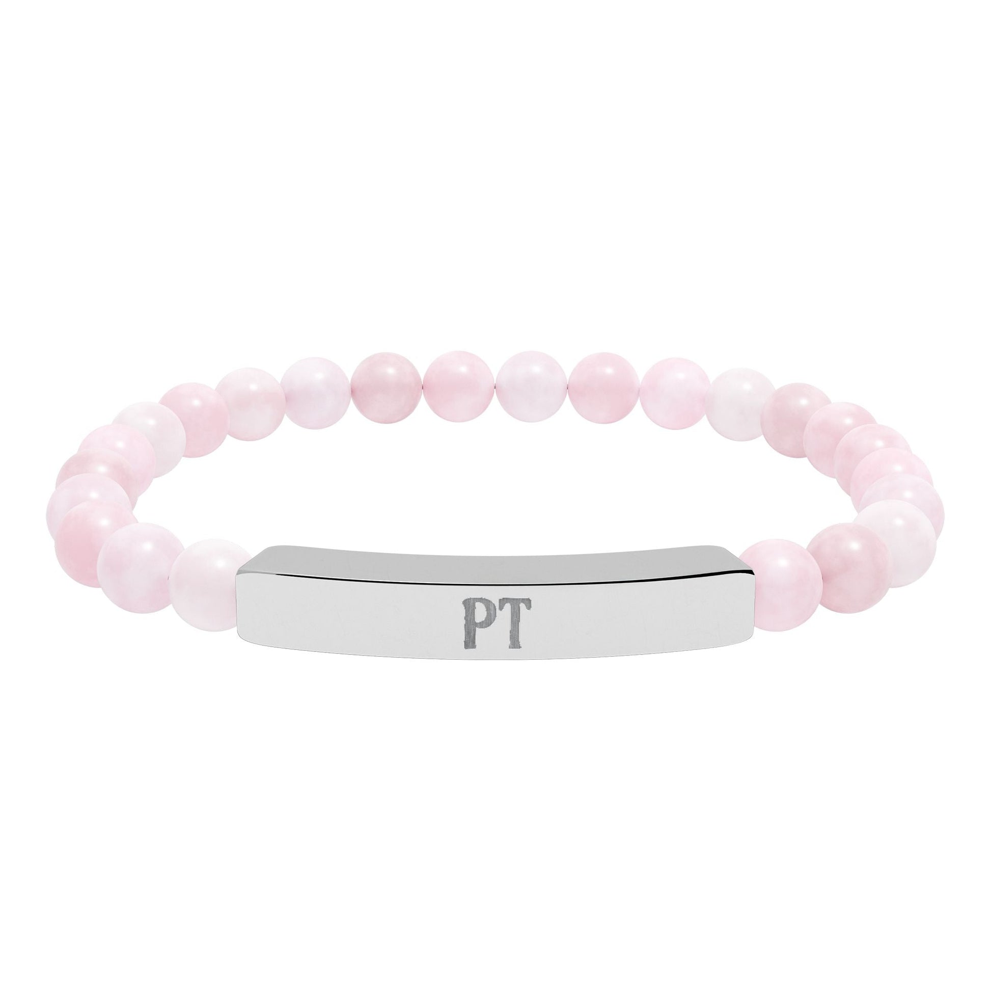 PT Natural Stone Engraved Bar Bracelet Printify