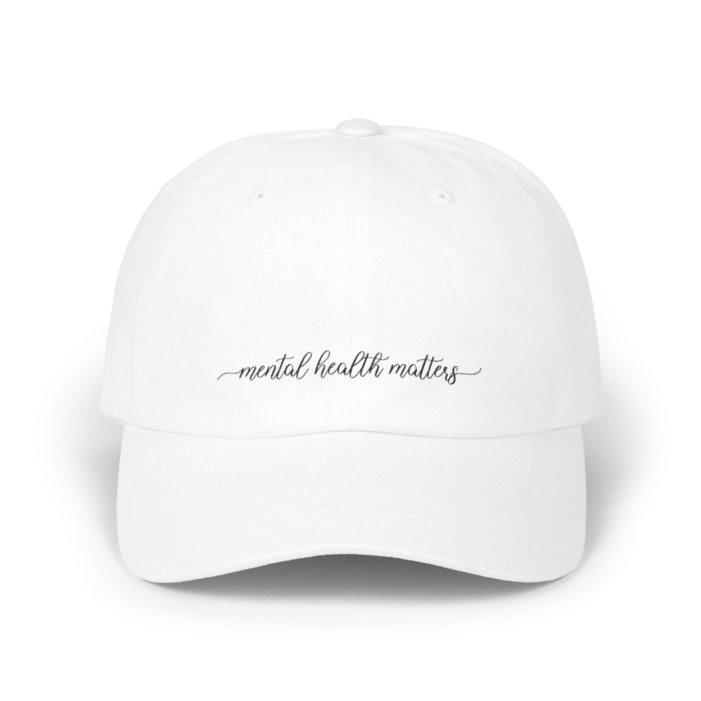 Mental Health Matters Embroidered Hat Printify