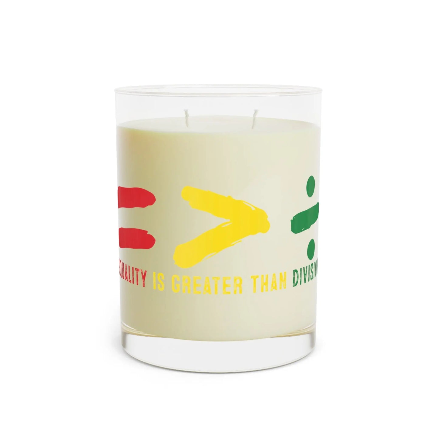 Equality > Division – Scented Candle Printify