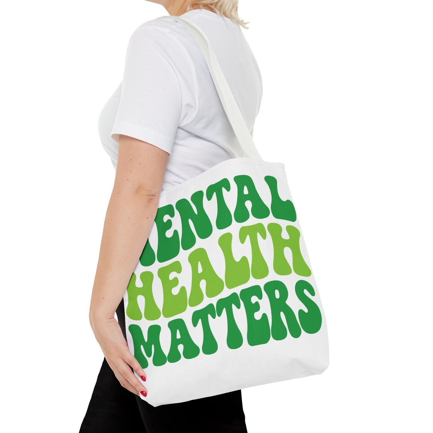 Green Mental Health Matters Tote Printify