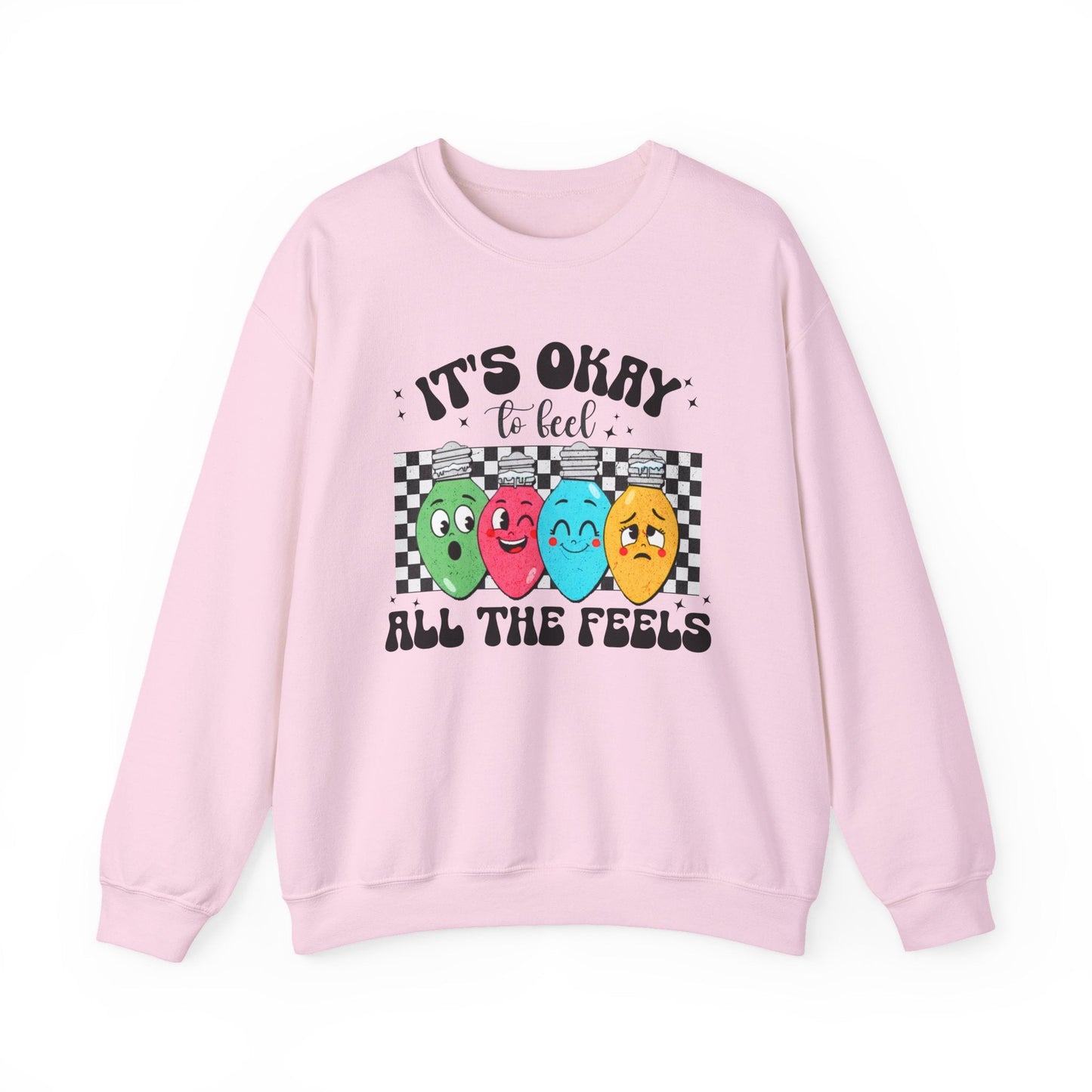 It’s Okay to Feel All the Feels Crewneck Printify