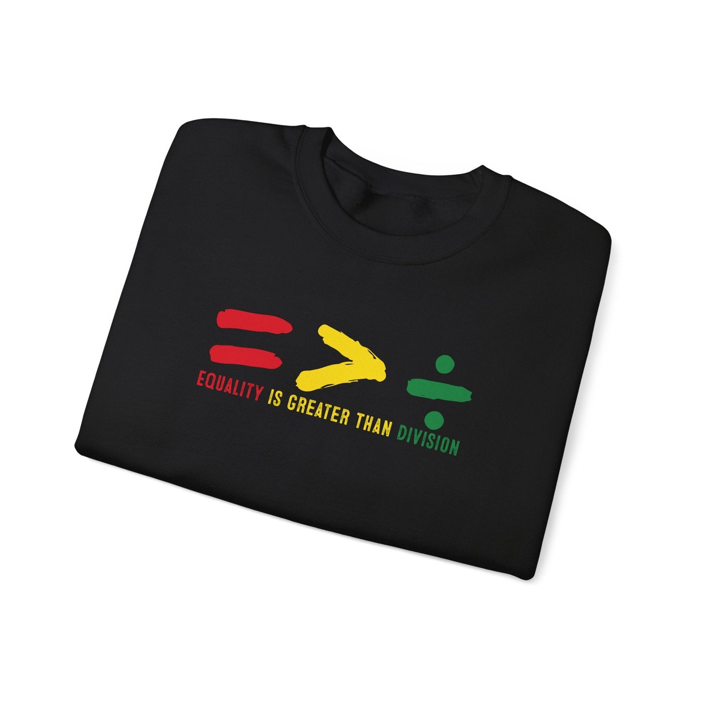 Equality > Division Crewneck Printify