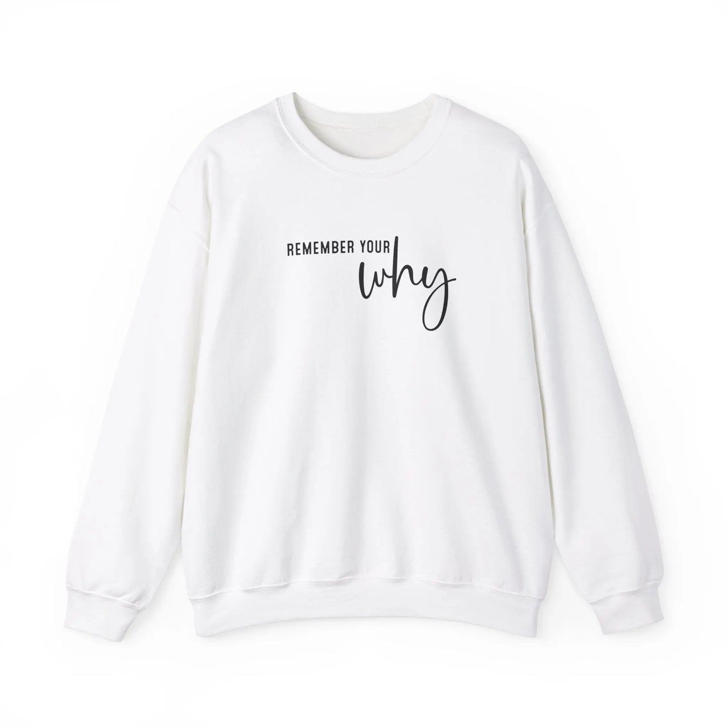 Remember Your Why Crewneck - MindLyssMoments LLC