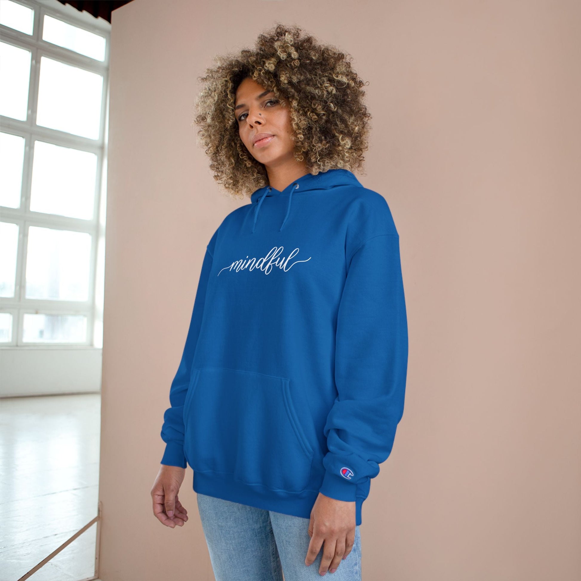 Mindful Champion Hoodie Printify