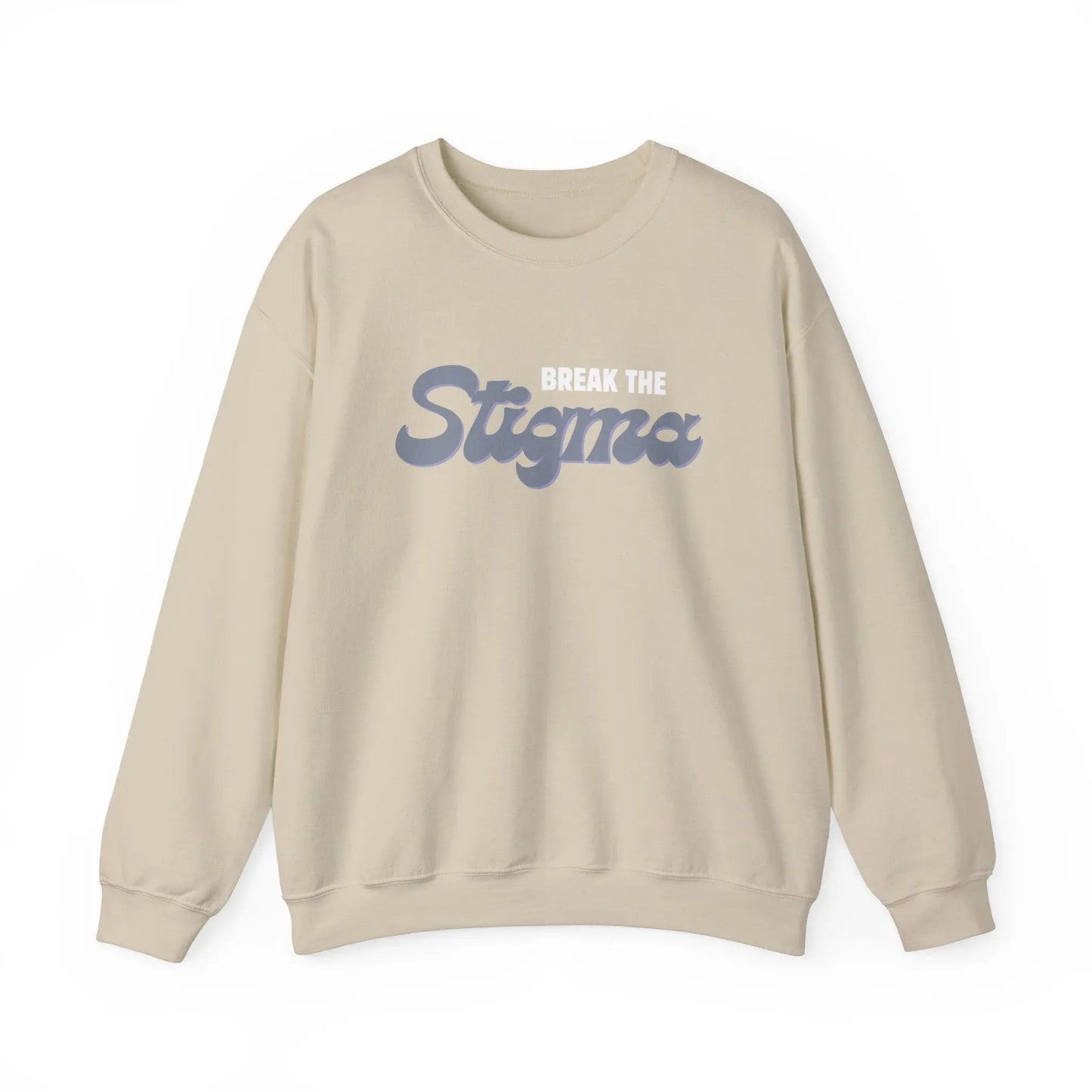 Break the Stigma Crewneck - MindLyssMoments LLC