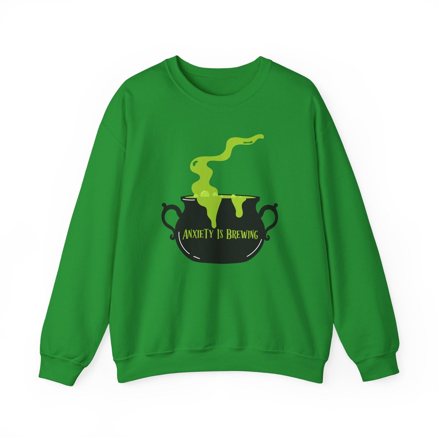 Anxiety is Brewing Crewneck Printify