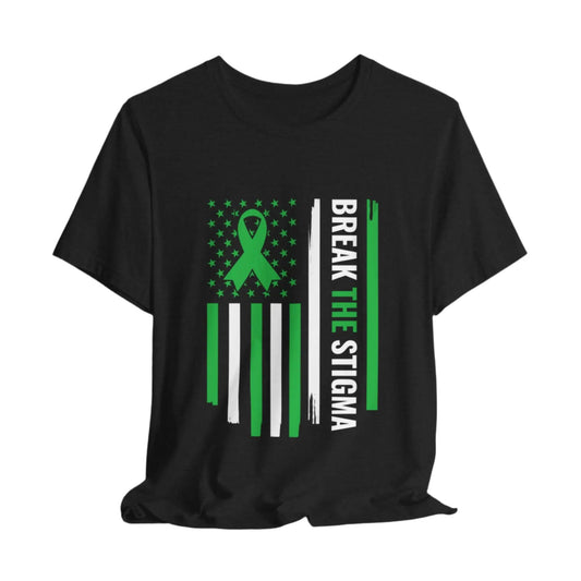 Break The Stigma Unisex Bella+Canvas Tee - MindLyssMoments LLC
