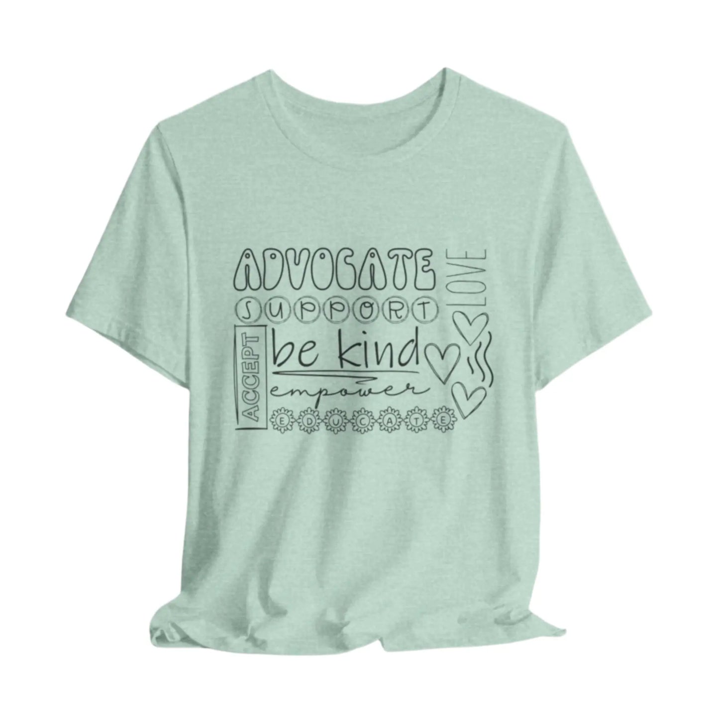 Advocate, Empower, Support Unisex Bella+Canvas Tee Printify