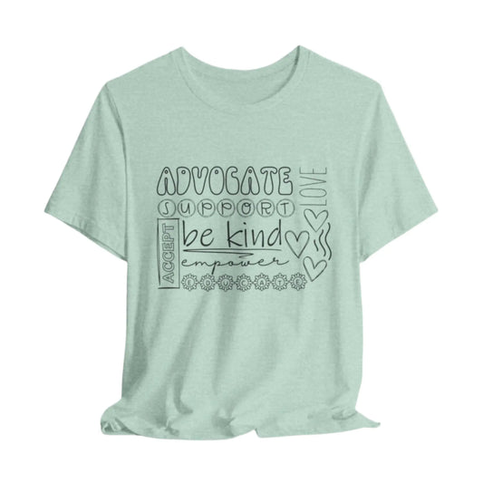 Advocate, Empower, Support Unisex Bella+Canvas Tee Printify