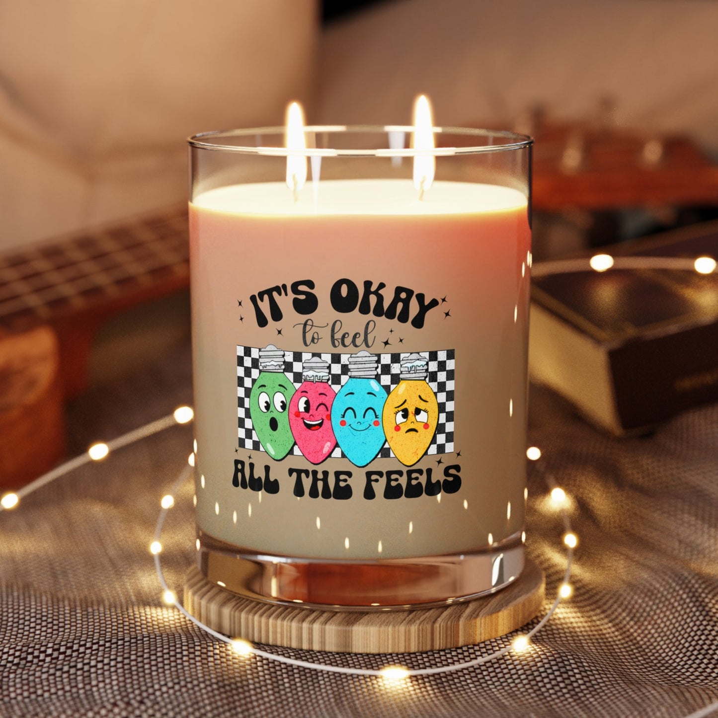It’s Okay to Feel All the Feels Candle Printify