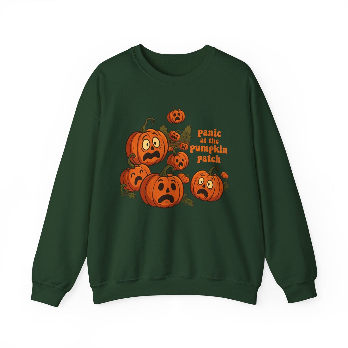 Panic at the Pumpkin Patch Crewneck Printify