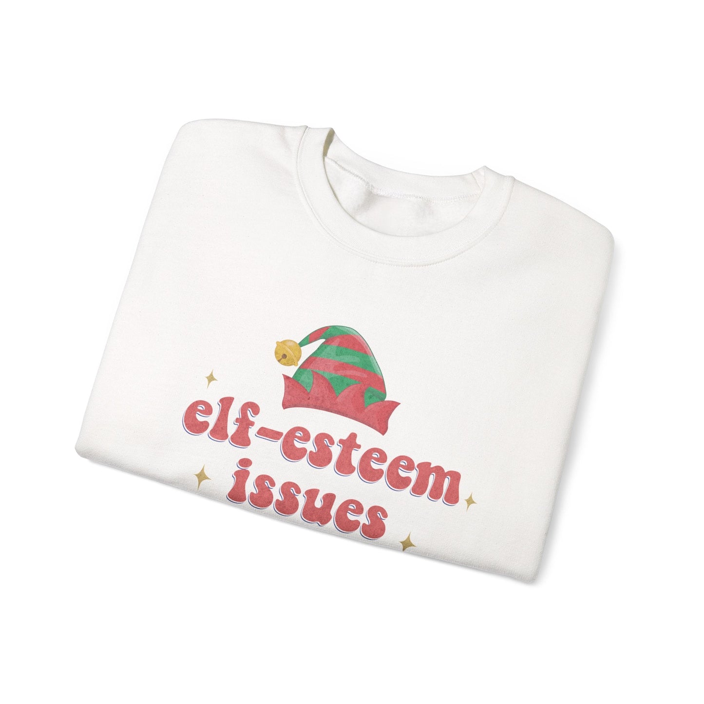 Elf-Esteem Issues Crewneck Printify