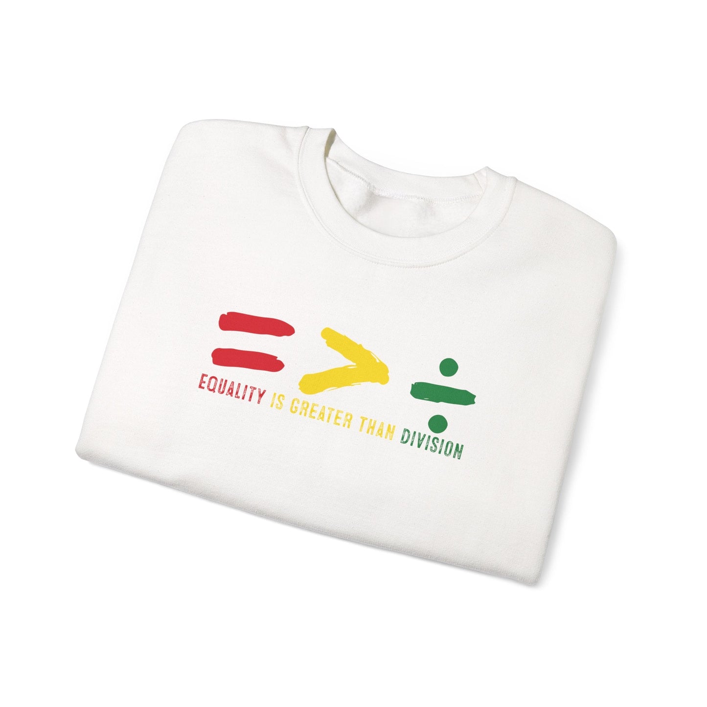 Equality > Division Crewneck Printify