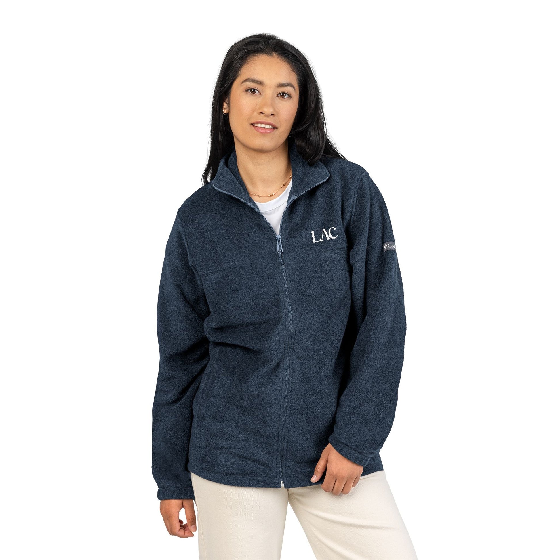 LAC Unisex Columbia Fleece Jacket (Embroidered) Printify