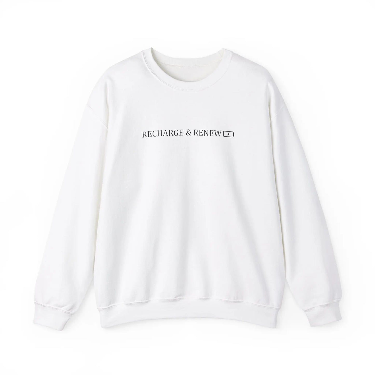 Recharge and Renew Crewneck - MindLyssMoments LLC