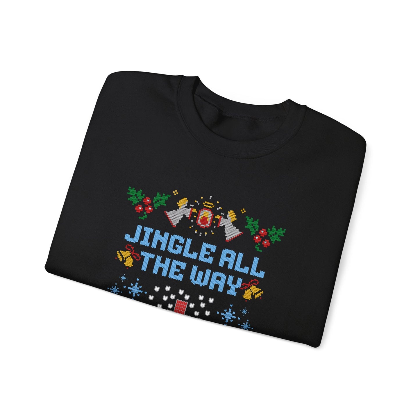 Jingle All The Way To Therapy Crewneck Printify