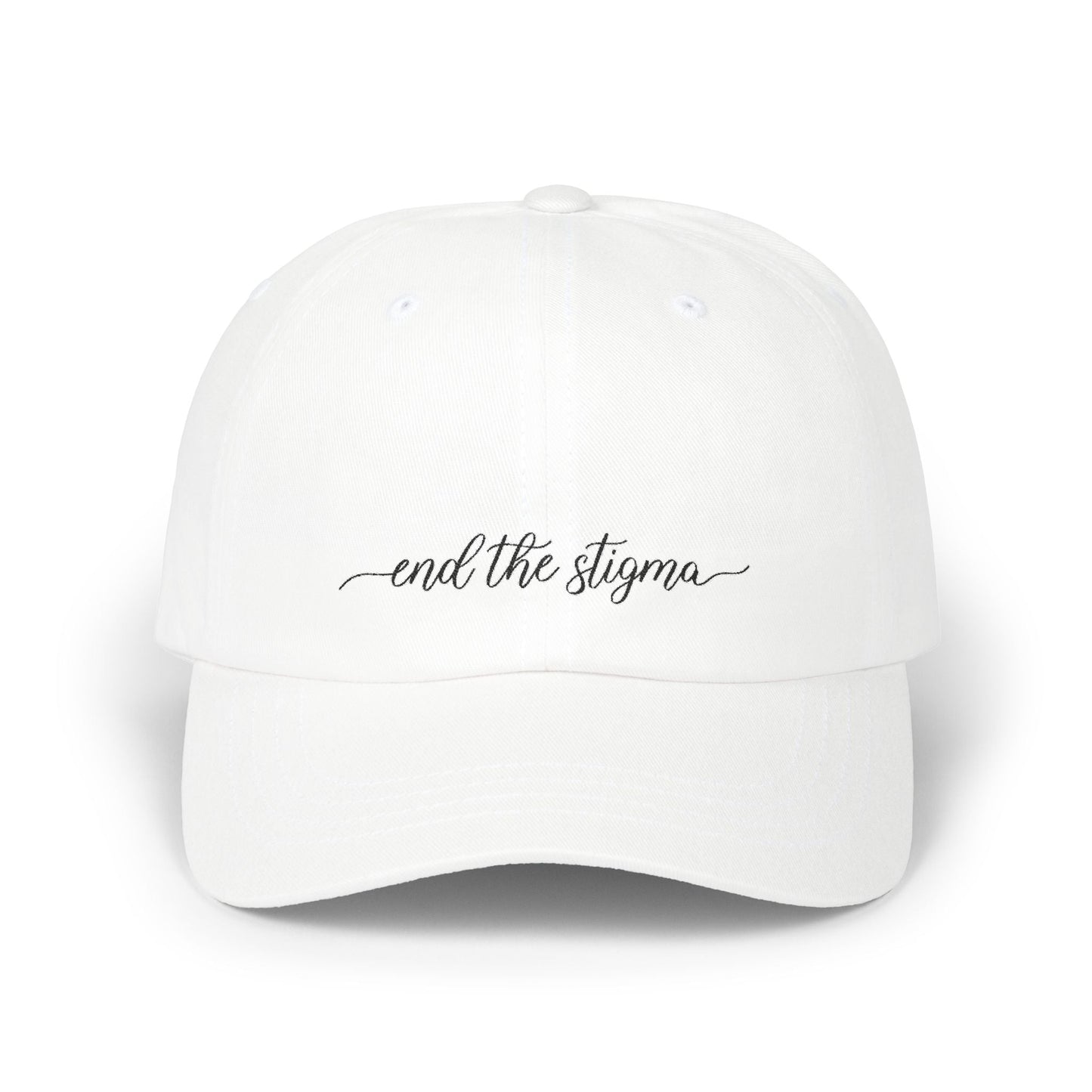 End the Stigma Embroidered Hat Printify
