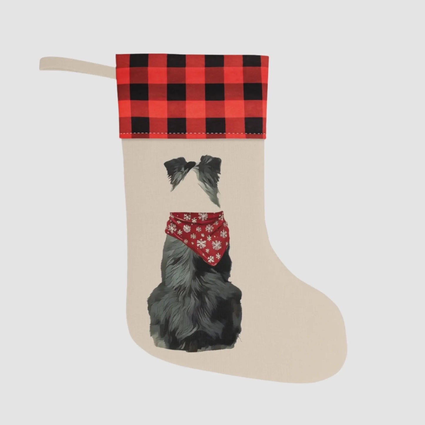 Australian Shepherd Christmas Stocking - Personalization Available! - MindLyssMoments LLC