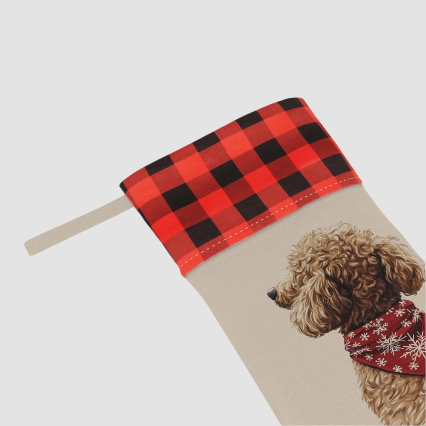 Golden Doodle Christmas Stocking - Personalization Available! - MindLyssMoments LLC