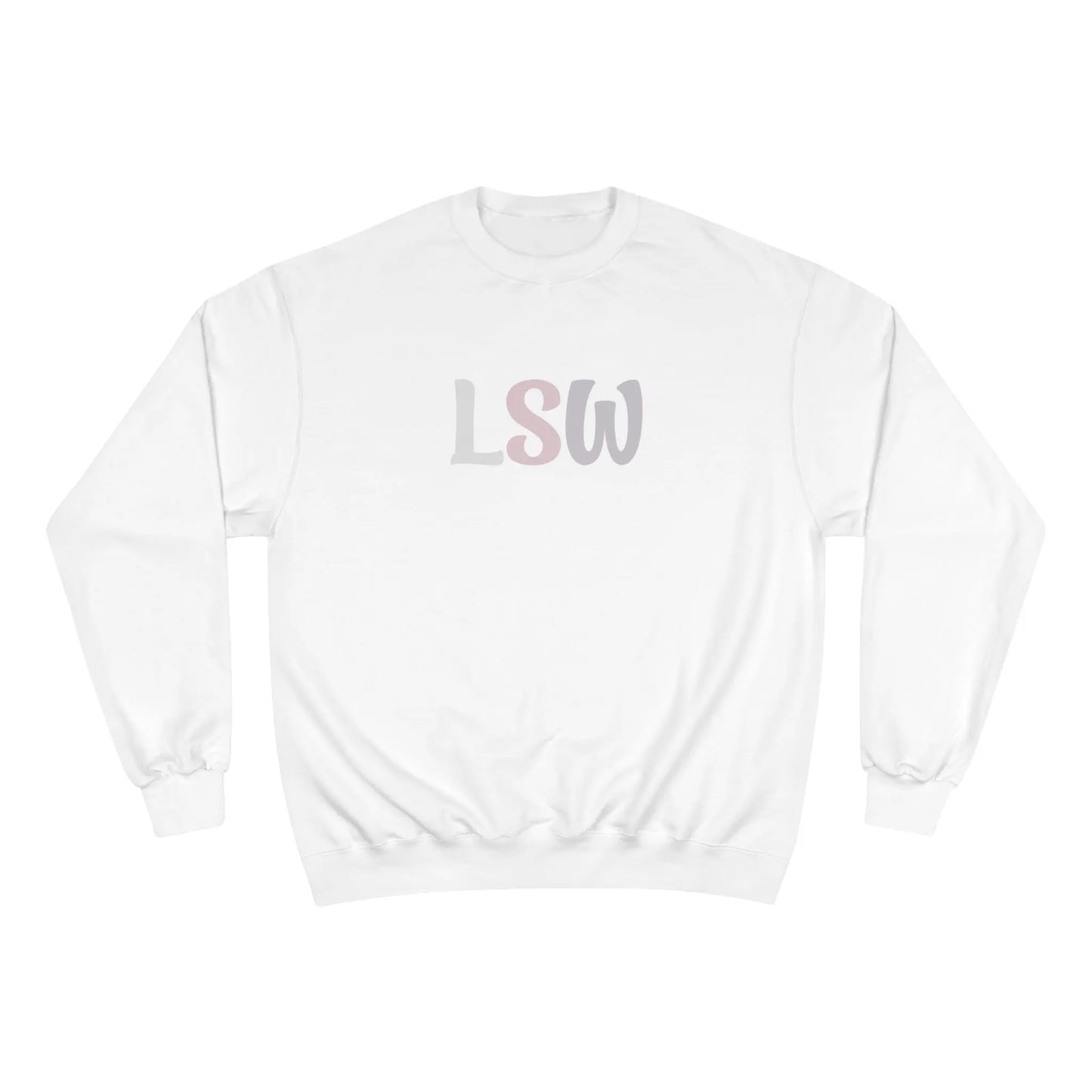 Personalized LSW Champion Sweatshirt - MindLyssMoments LLC