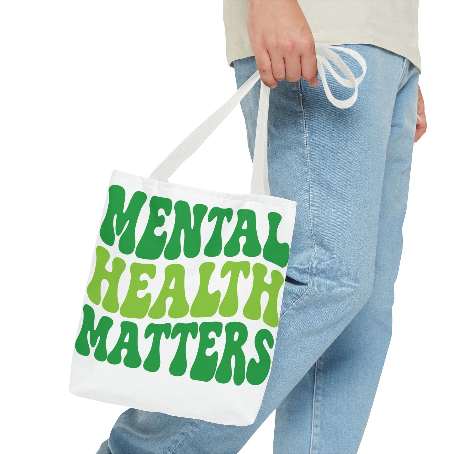 Green Mental Health Matters Tote Printify