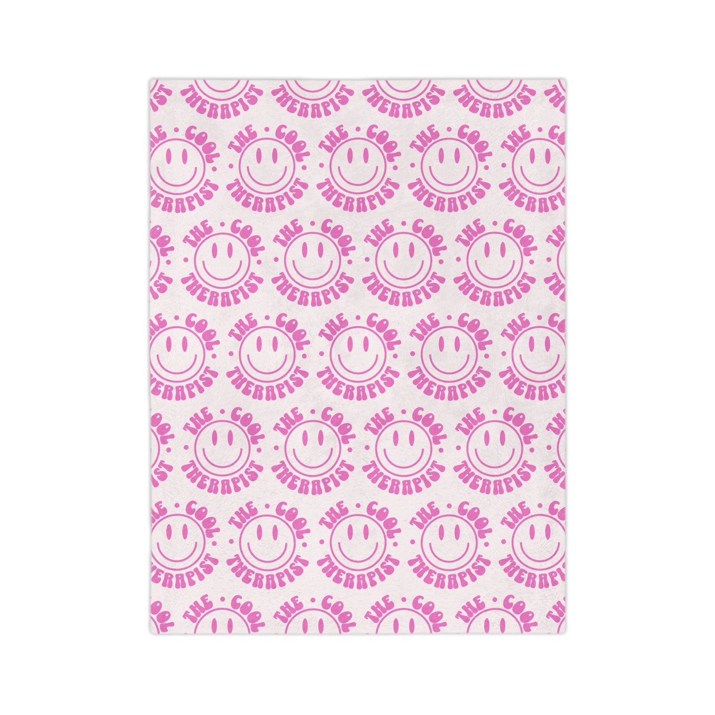 The Cool Therapist Blanket (Pink) Printify