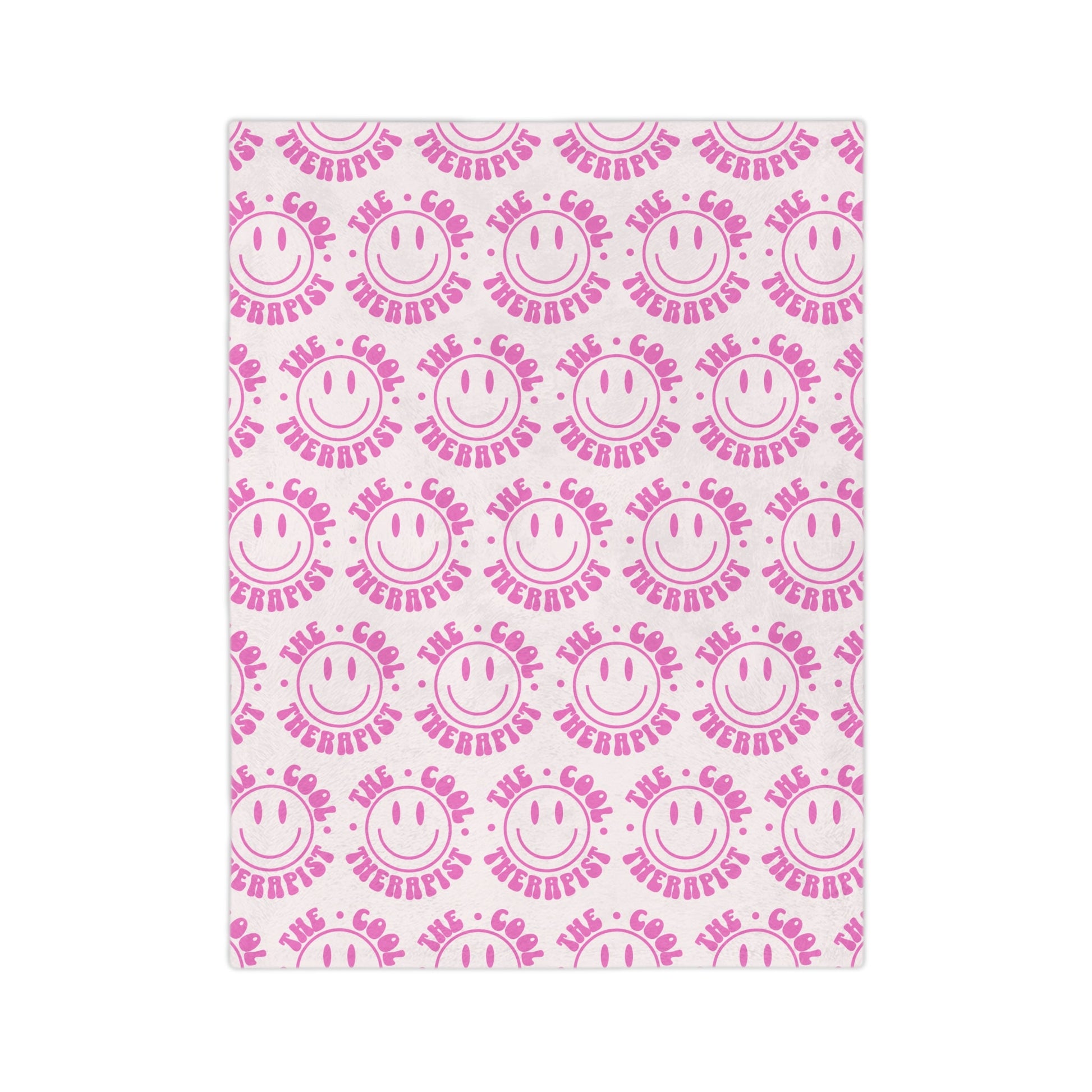 The Cool Therapist Blanket (Pink) Printify