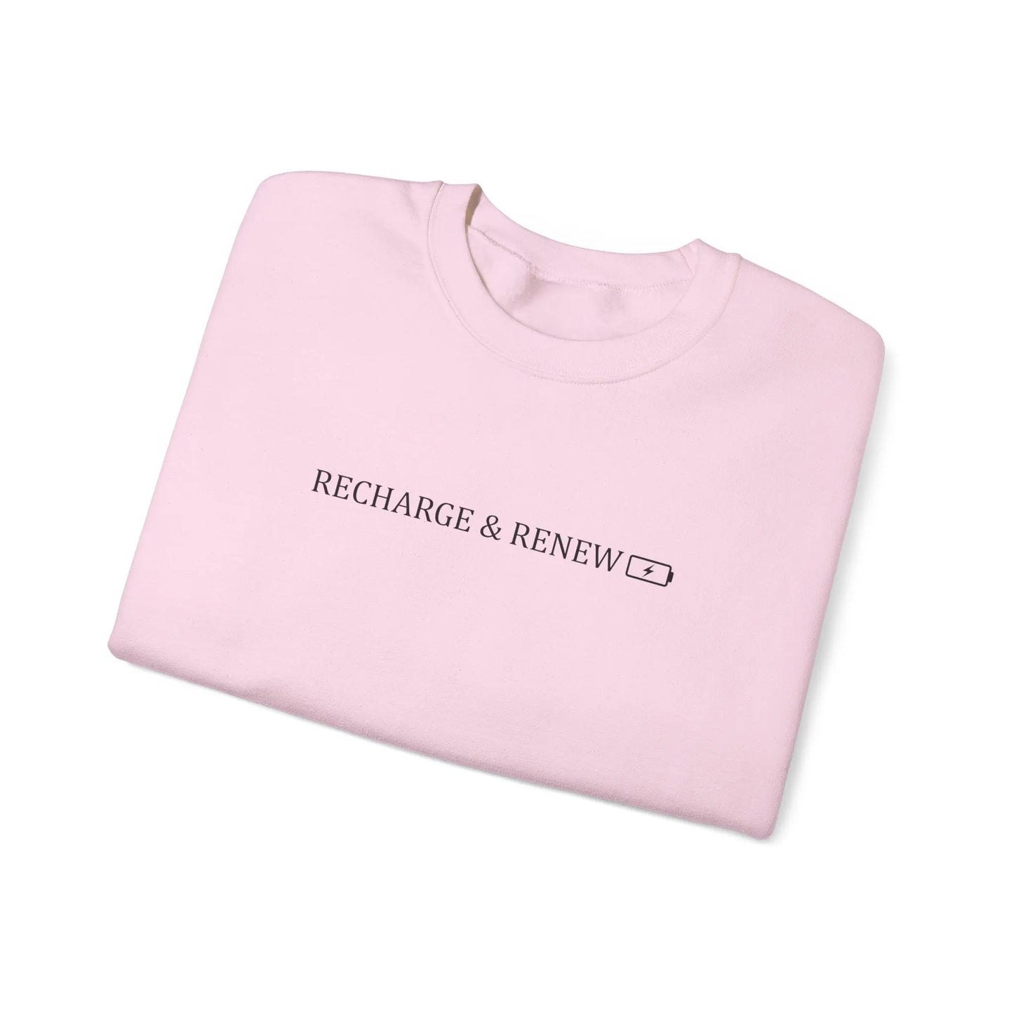 Recharge and Renew Crewneck - MindLyssMoments LLC