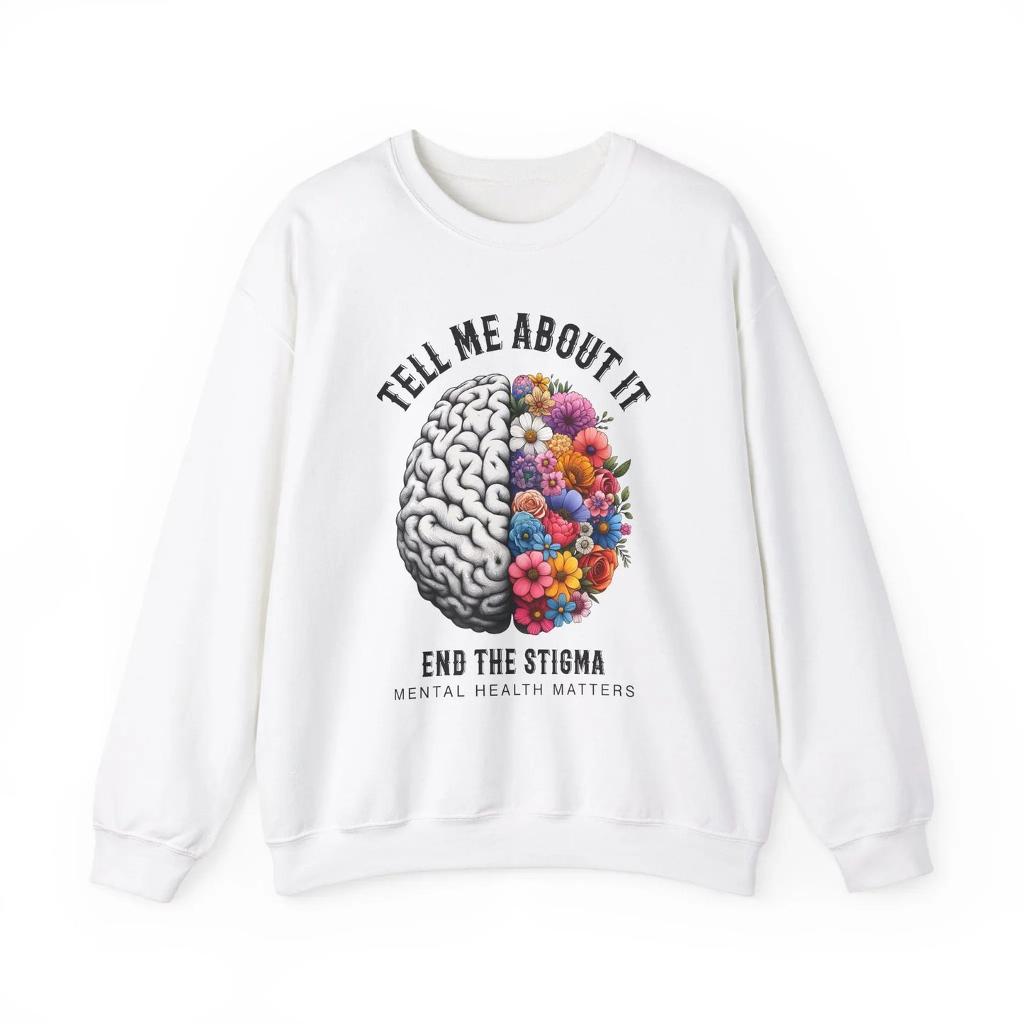 Tell Me About It Crewneck - MindLyssMoments LLC